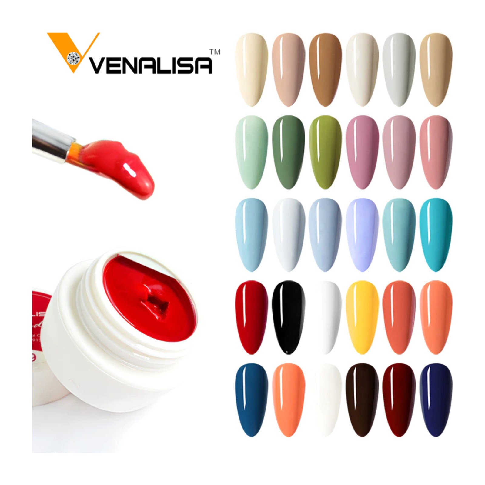 Venalisa -  MUD -  30 värvilist geeli
