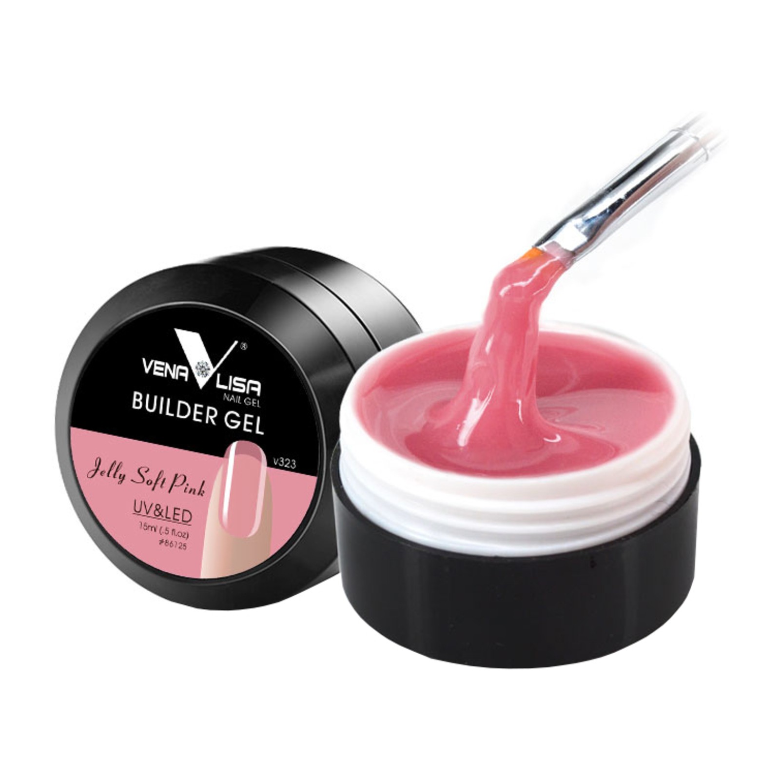 Venalisa -  V323 Jelly Soft Pink -  15 ml